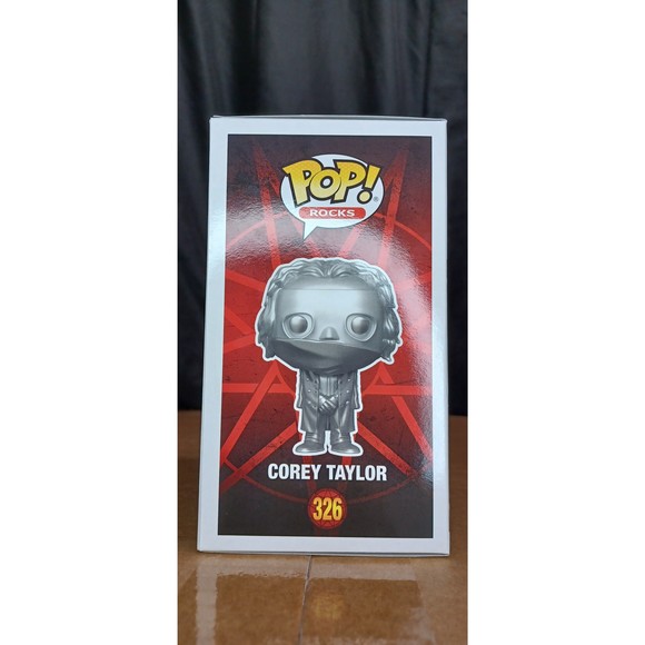 Funko Pop! Vinyl Figure Rocks Slipknot Corey Taylor (Platinum) 326 - Picture 2 of 9